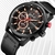 Relógio Curren Windsor™ Couro Preto - comprar online