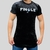CAMISETA LONGLINE SUEDE SHINE PRETA LOGO BRANCO - comprar online