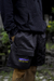 Bermuda Oversized Streetwear logo Two colors preto na internet