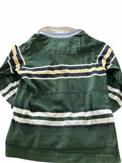 PLAYERA MANGA LARGA VERDE en internet