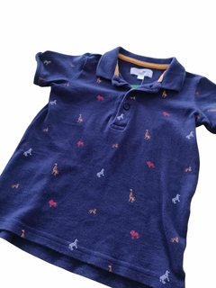 PLAYERA AZUL MON CARAMEL