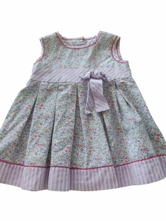 VESTIDO LILA FLORES