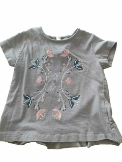 PLAYERA GRIS ZARA