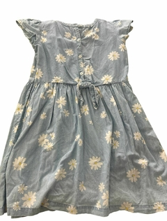 VESTIDO AZUL FLORES