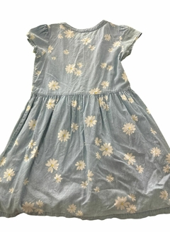 VESTIDO AZUL FLORES - comprar en línea