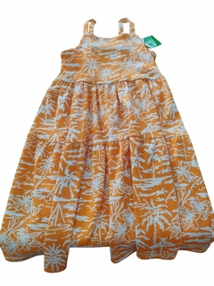 VESTIDO NARANJA ZARA