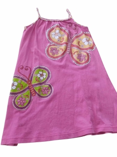 VESTIDO ROSA MARIPOSA