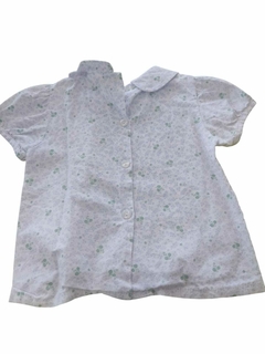 BLUSA BLANCA FLORES - comprar en línea