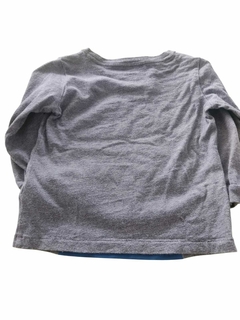 PLAYERA GRIS MANGA LARGA CARTERS 2AÑOS - comprar en línea
