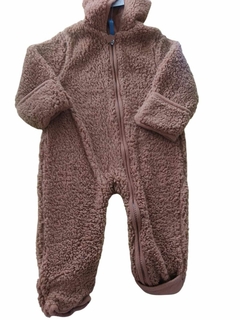 MAMELUCO CAFE PELUCHE 12 MESES