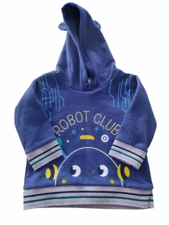 SUDADERA AZUL PUPPY 1 AÑO
