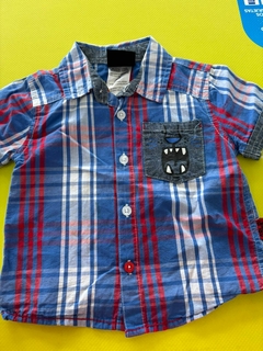 BOYS ROCKS CAMISA AZUL 18MESES