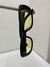 Lentes marco ovalado negro con amarillo en internet