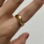 Anillo onda chunky Acero Inoxidable