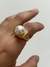 Anillo cuadrado con perla chunky Acero Inoxidable en internet