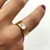Anillo cristal blanco Acero Inoxidable