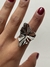 Anillo Hoja irregular Acero Inoxidable - comprar en línea