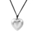 Collar de cuerda con Corazón Plateado - comprar en línea