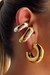 Ear cuff chunky liso Acero Inoxidable