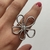 Anillo contorno de flor Acero Inoxidable - comprar en línea