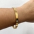 Brazalete corazón y cristal Acero Inoxidable