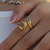 Anillo envolvente dorado Acero Inoxidable