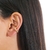 Ear cuff liso Dorado Acero Inoxidable