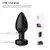 Plug Anal Vibrador con App Control Remoto - USB - Sex Shop Podesta