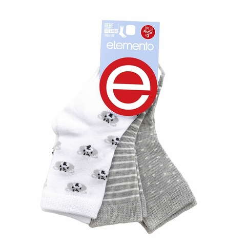 ELEMENT0 1/2 CAÑA BEBE SURTIDO PACK X3 (E-1011.3)