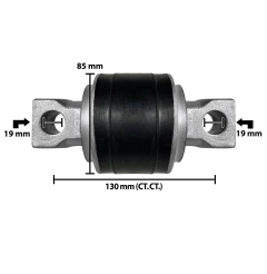 Reparo Pino Duplo Barra Tensora Scania Mercedes Ford Volkswagen 130x85x19 85 mm 1953248