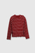Remera Solange (Rayado Bordo) en internet