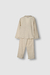 Pijama Tarragona (Rayado, Beige) en internet