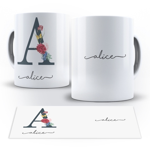 Caneca Personalizada de Porcelana Com Nome