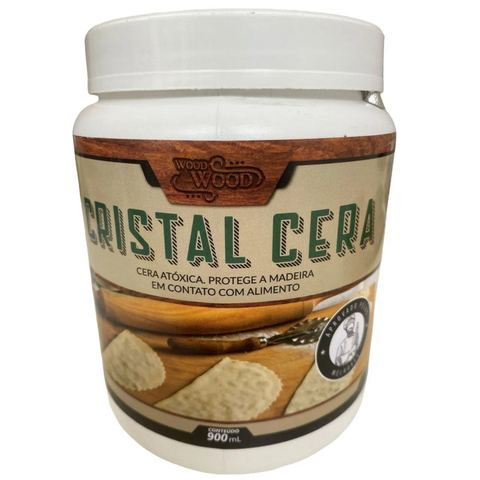 Cera Cristal para Madeira Tabua de Corte Atóxica Wood Wood 900ml
