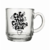 Caneca Xicara Vidro Transparente Café Não Costuma Faia