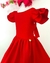 Vestido Luxo Midi Vermelho (forma grande) na internet