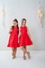 Vestido Mirela Vermelho - Júlia Silva Kids - Moda infantil e Juvenil