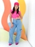 Calça Cargo Jeans Claro