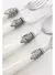 SET X24 CUBIERTOS BACCI FIRENZE SAKURA BLANCO - tienda online
