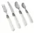 SET X24 CUBIERTOS BACCI FIRENZE SAKURA BLANCO en internet