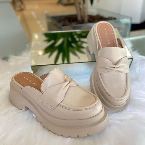 Loafer Feminino Lia Line Vanilla