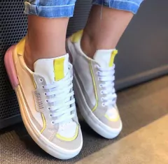 Tênis Feminino Santa Lolla Camurça Alvejado Colorido - Calçare Calçados