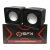 SISTEMA DE ALTAVOCES MULTIMEDIA SFX4168Y NEGROS CON BLANCO USB - PLUG 3.5MM 6W PARLANTES