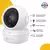 EZVIZ H6C PRO 1080P CÁMARA INTERIOR WIFI 360° PARLANTE MICROFONO INSPECCIÓN DETECCIÓN HUMANO RUIDOS SEGUIMIENTO NOCHE COLOR CS-H6C-R105-1L2WF en internet