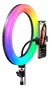ARO DE LUZ RGB LED 26CM 10" VARIACIÓN DE COLORES E INTENSIDADES + TRIPODE 2.1M INCLUYE LUZ BLANCA, NEUTRA Y CALIDA E INTENSIDADES TIK TOK VIDEO SELFIE - comprar online