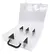 CAJA ORGANIZADORA PLASTICA REFORZADA 11 DIVISIONES 24x21x6cm transparente manija clips 5 divisores extraibles - comprar online