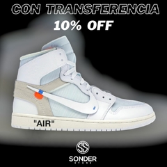 JORDAN 1 HIGH OFF-WHITE "WHITE"