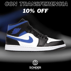JORDAN 1 MID "RACER BLUE"