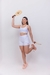 Conjunto em tela short duplo - comprar online