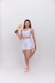 Conjunto em tela short duplo